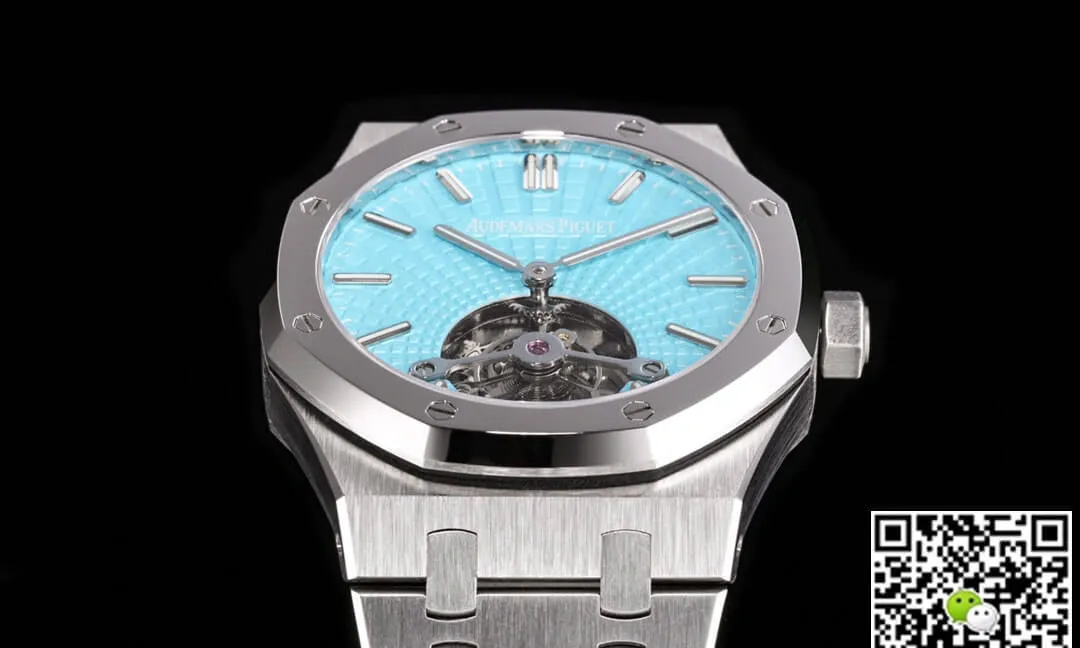 Audemars Piguet Royal Oak Tourbillon 26530PT.OO.1220PT.01 R8 Factory 1:1 Best Edition Replica Watch Silver Strap